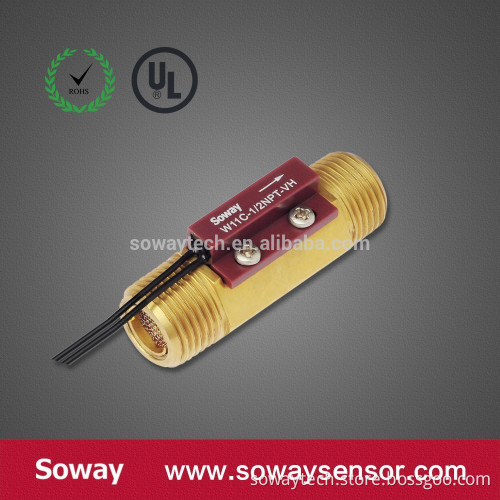 Soway Plastic black Water flow switch